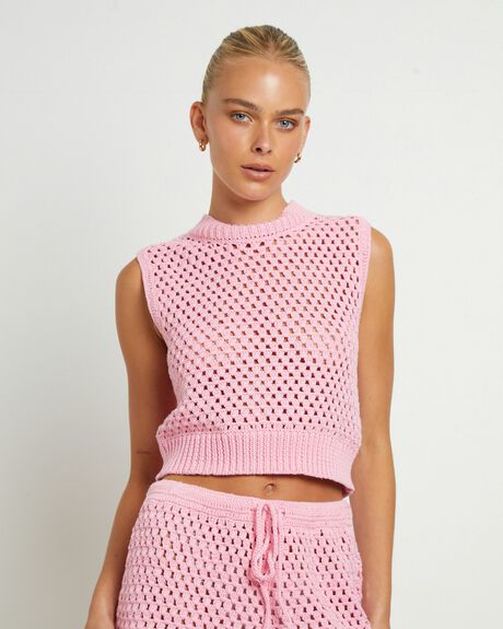 PINK WOMENS CLOTHING FLEUR BY BLANCA STUDIO TOPS - GPW0000948-PNK