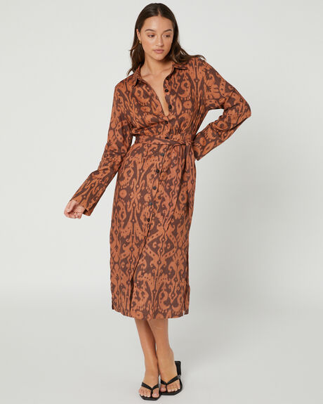 PUMPKIN SPLICE WOMENS CLOTHING TIGERLILY DRESSES - T635406PKS