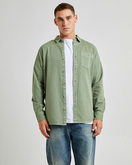 FADED ARMY MENS CLOTHING ROLLAS SHIRTS - GPM0001465-GRN-S