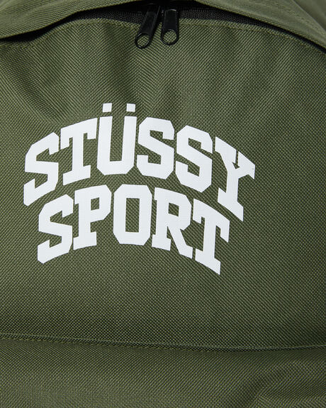 DUSTY GREEN MENS ACCESSORIES STUSSY BAGS + BACKPACKS - ST723023DGR
