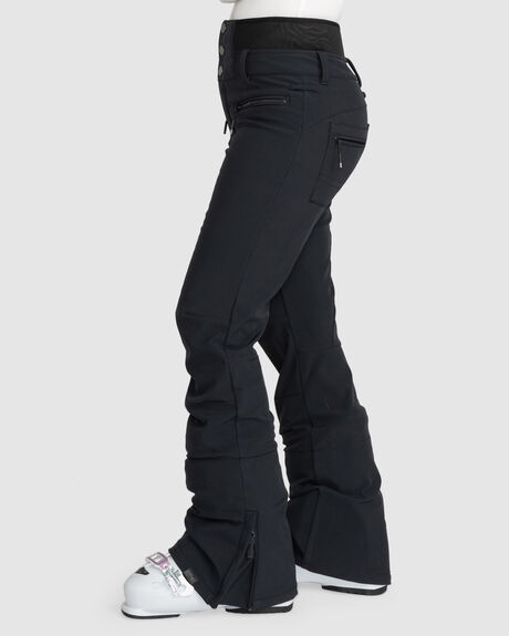 TRUE BLACK SNOW WOMENS ROXY SNOW PANTS - ERJTP03232-KVJ0