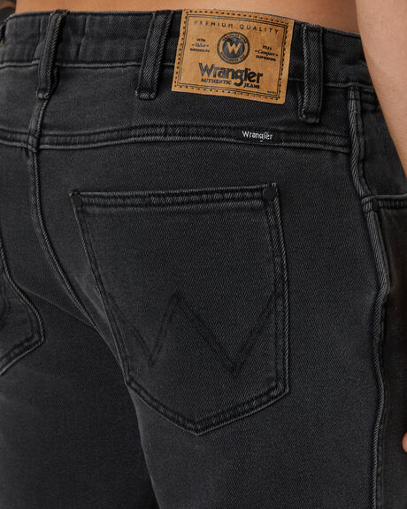 AAA PASS BLACK MENS CLOTHING WRANGLER JEANS - W-902537-UX0