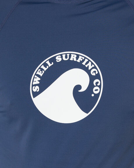 NAVY STEEL SURF MENS SWELL RASHVESTS - S5231151NVYST