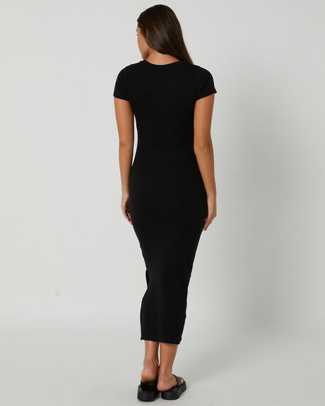 BLACK WOMENS CLOTHING SILENT THEORY DRESSES - 60X5179.BLK