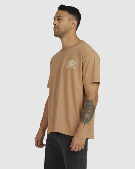 COCONUT MENS CLOTHING RVCA GRAPHIC TEES - UVYZT00431-CLQ0