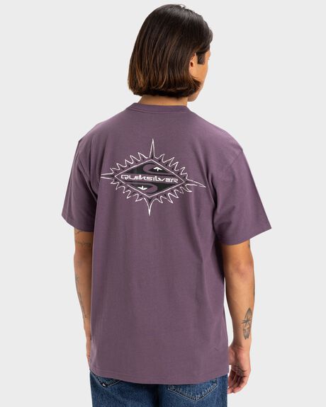 VINTAGE VIOLET MENS CLOTHING QUIKSILVER T-SHIRTS + SINGLETS - UQYZT05510-PQC0