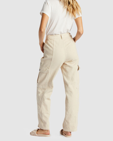 ANTIQUE WHITE WOMENS CLOTHING BILLABONG PANTS - ABJDP00135-WDJ0