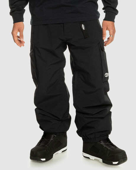 TRUE BLACK SNOW MENS QUIKSILVER SNOW PANTS - EQYTP03199-KVJ0