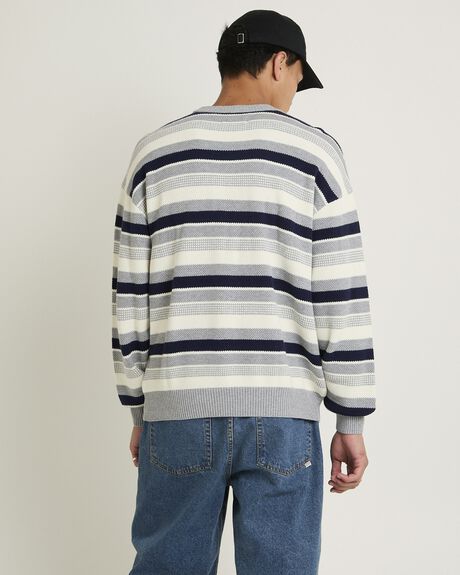 GREY MENS CLOTHING SPENCER PROJECT KNITS + CARDIGANS - SPMW25834-GRY-S