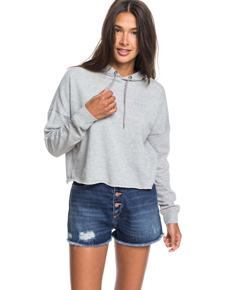HERITAGE HEATHER WOMENS CLOTHING ROXY JUMPERS - ERJFT04249-SGRH