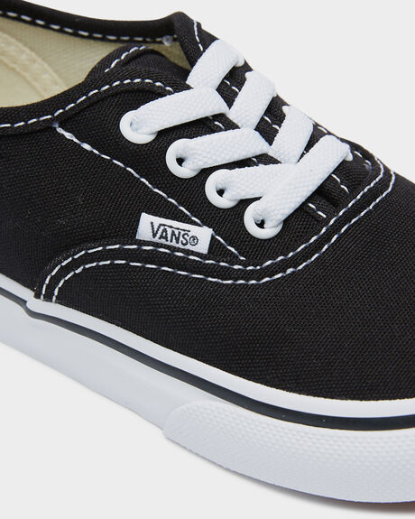 BLACK / TRUE WHITE KIDS BOYS VANS SNEAKERS - VN04A1LXNBLKW