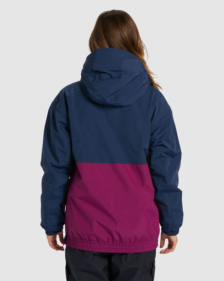 DRESS BLUES SNOW WOMENS DC SHOES SNOW JACKET - ADJTJ03040-BTK0