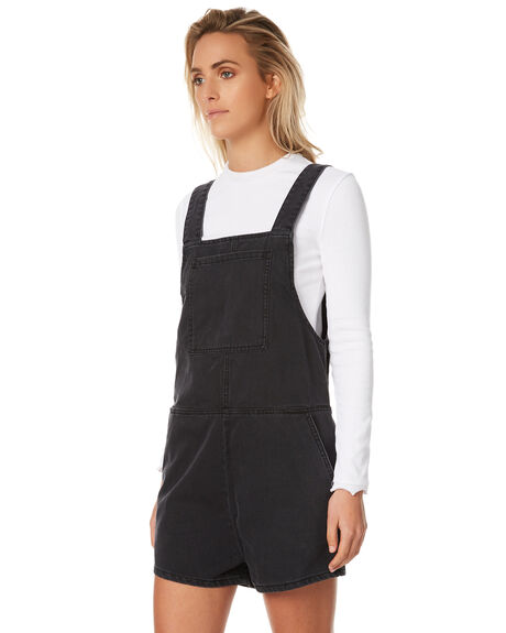 AGE OLD BLACK WOMENS CLOTHING ASSEMBLY PLAYSUITS + OVERALLS - AW-S1732ABLK