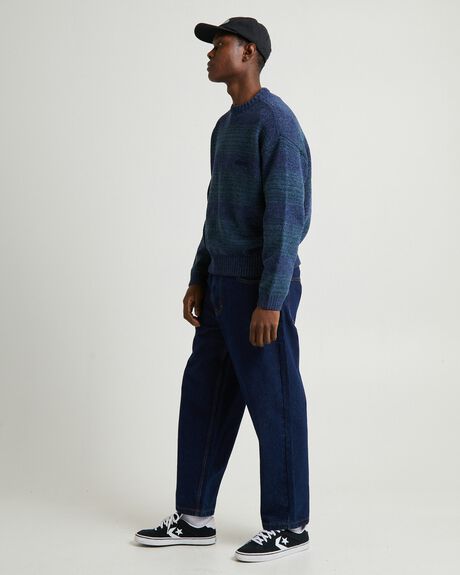 BLUE MENS CLOTHING SPENCER PROJECT KNITS + CARDIGANS - SPMW24199-BLU-S