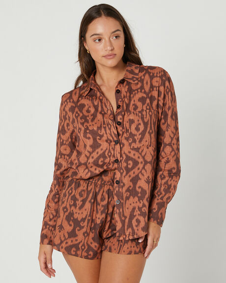 PUMPKIN SPLICE WOMENS CLOTHING TIGERLILY FASHION TOPS - T635034PKS