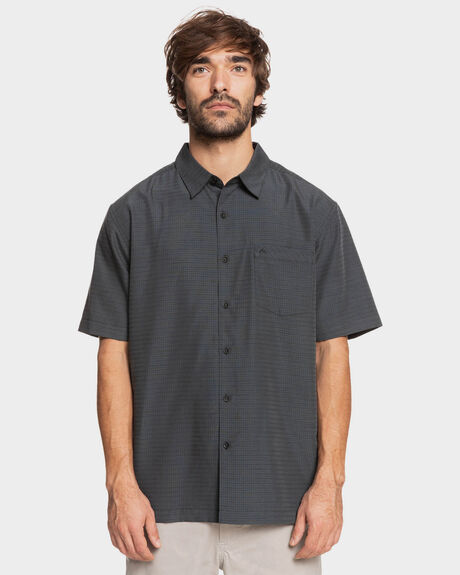 BLACK CENTINELLA MENS CLOTHING QUIKSILVER SHIRTS - EQMWT03150-KVJ1