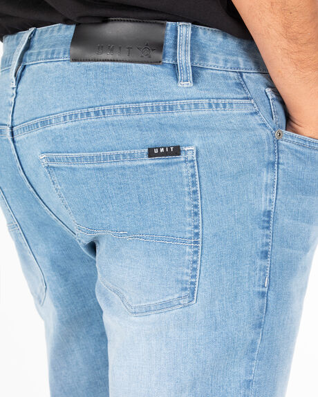 BLUE MENS CLOTHING UNIT JEANS - 223118001-BLUE