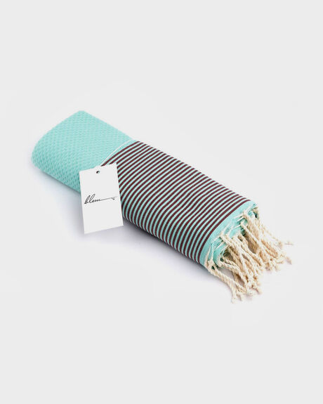 MINT WOMENS ACCESSORIES BLEM BEACH ACCESSORIES TOWELS - MINTCHOCCHIPALLR
