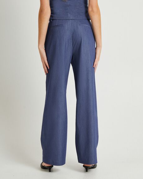 BLUE WOMENS CLOTHING ALICE IN THE EVE PANTS - ALWW23299-BLU