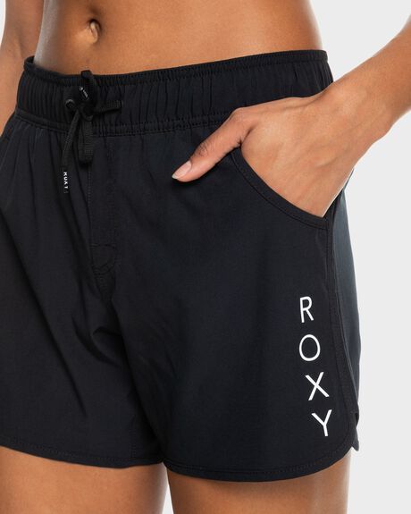 ANTHRACITE WOMENS CLOTHING ROXY SHORTS - ERJBS03139-KVJ0