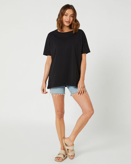 BLACK WOMENS CLOTHING SWELL TEES - S8224001BLK