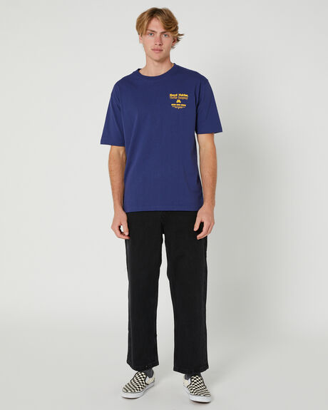 AGED BLACK MENS CLOTHING THRILLS JEANS - TDP-428BA