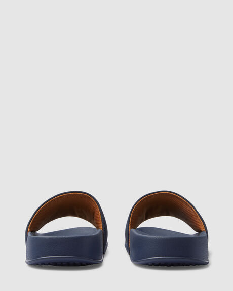 NAVY CAMEL MENS FOOTWEAR DC SHOES SLIDES + THONGS - ADYL100043-NC2