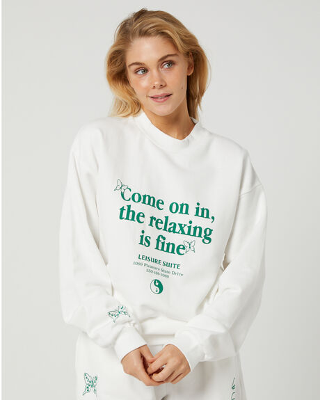 Leisure Suite Butterfly Sweatshirt White SurfStitch