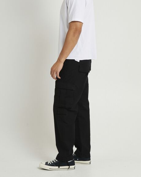 BLACK MENS CLOTHING SPENCER PROJECT PANTS - 1000103828-BLK-28