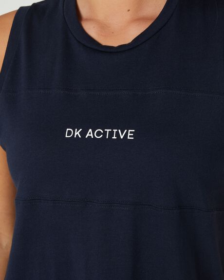 NAVY WOMENS ACTIVEWEAR DK ACTIVE TOPS - DK11-006-NVY-XS