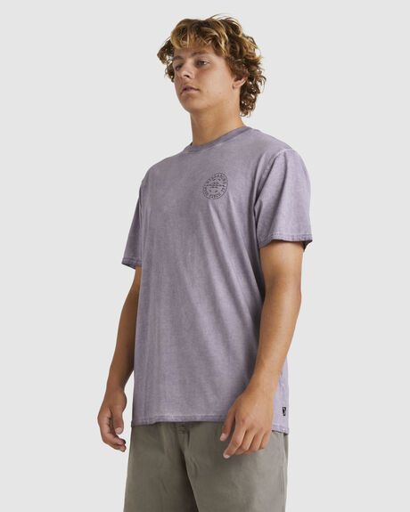 PURPLE ASH MENS CLOTHING BILLABONG T-SHIRTS + SINGLETS - UBYZT00606-SKW0