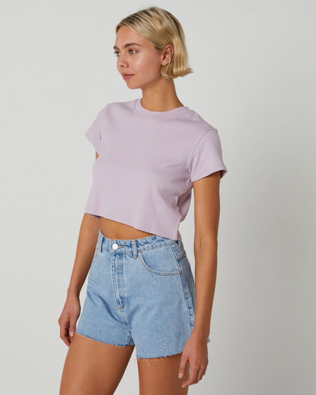 LILAC WOMENS CLOTHING RIP CURL T-SHIRTS + SINGLETS - 08AWTE0108