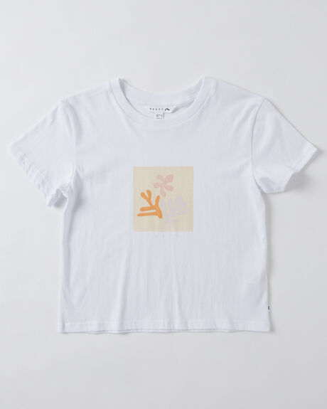 WHITE KIDS GIRLS RUSTY TOPS - TTG0058WHT