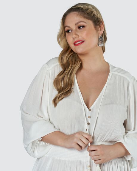 WHITE WOMENS CLOTHING THE POETIC GYPSY DRESSES - CPSS21779001-10