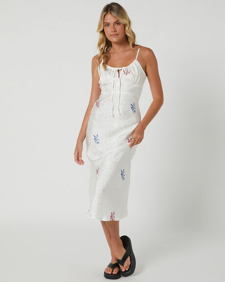 WHITE WOMENS CLOTHING SNDYS DRESSES - SFD800-WHT