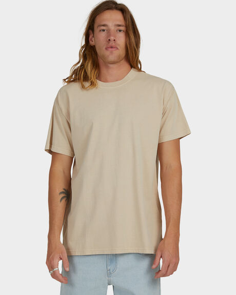 GOLDEN MENS CLOTHING BILLABONG BASIC TEES - UBYZT00162-GDN