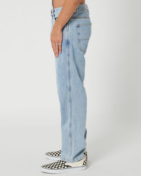 WORSHIP WORN BLUE MENS CLOTHING WORSHIP JEANS - WORH23-411EWWWBLU