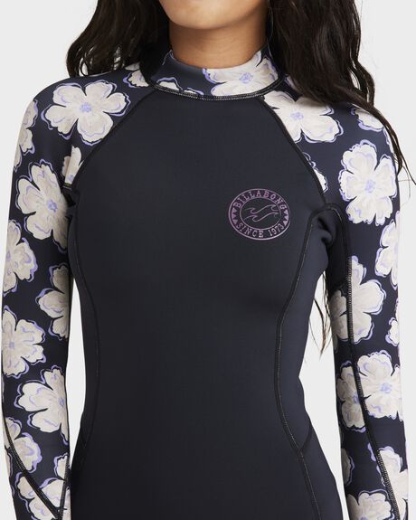 BLACK PEBBLE SURF KIDS BILLABONG SPRINGSUITS - 24RW191501-BPB
