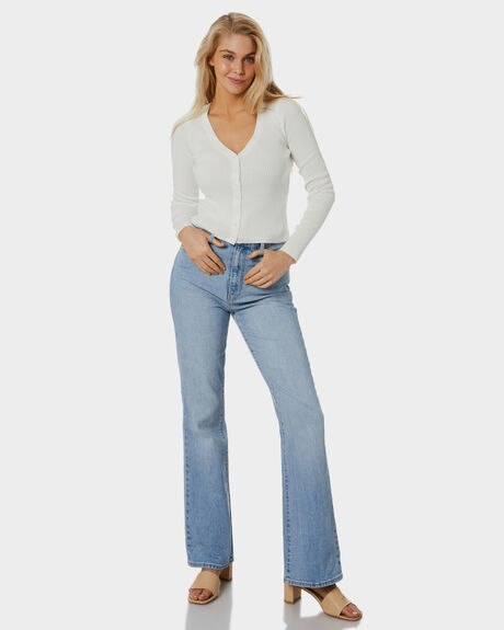 WHITE WOMENS CLOTHING SWELL KNITS + CARDIGANS - S8224147WHT