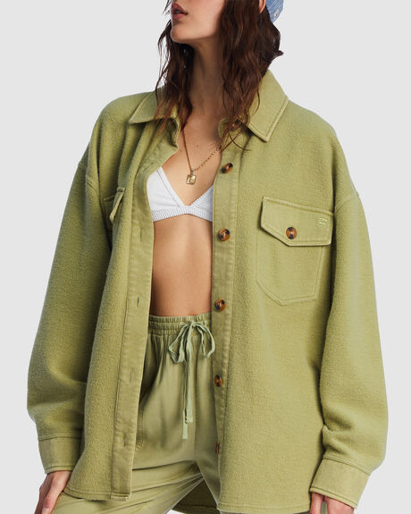 AVOCADO WOMENS CLOTHING BILLABONG COATS + JACKETS - ABJFT00350-AVO