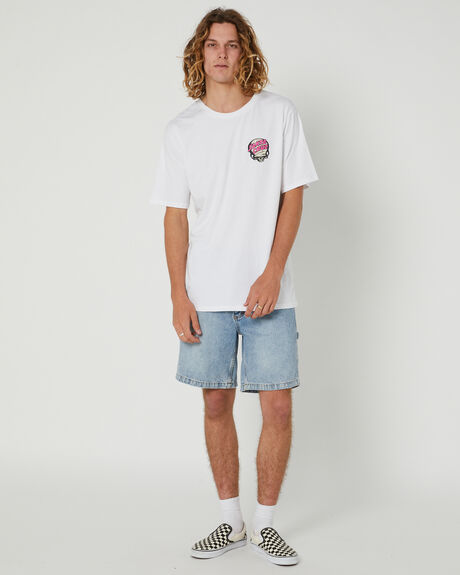 WHITE MENS CLOTHING SANTA CRUZ T-SHIRTS + SINGLETS - SM3220113WHT