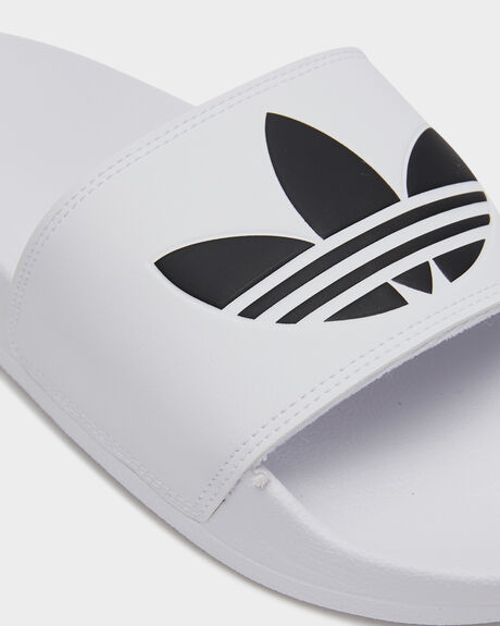 WHITE WOMENS FOOTWEAR ADIDAS SLIDES - FU8297F