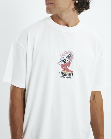 WHITE MENS CLOTHING INSIGHT GRAPHIC TEES - 52286700026
