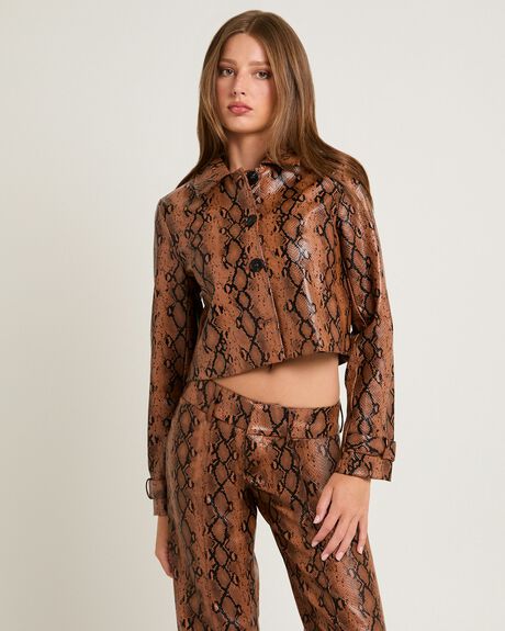 SNAKE WOMENS CLOTHING ALICE IN THE EVE COATS + JACKETS - ALWW25235-ASST-XXS
