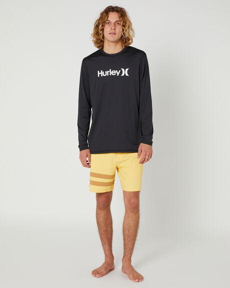 BLACK SURF MENS HURLEY RASHVESTS - HAML1000010
