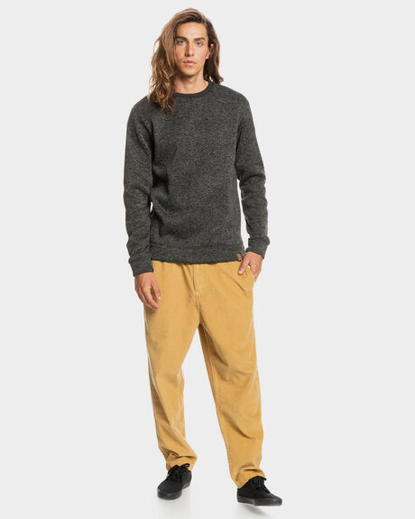 DARK GREY HEATHER MENS CLOTHING QUIKSILVER JUMPERS - EQYFT04544-KRPH