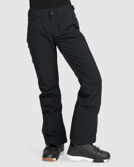 Roxy Womens Backyard Technical Snow Pants - True Black