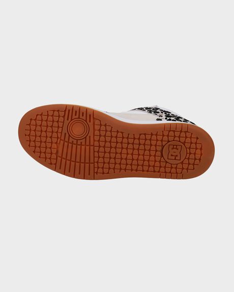 LEOPARD PRINT WOMENS FOOTWEAR DC SHOES SNEAKERS - ADJS100181-LEP