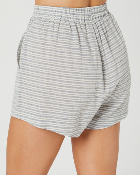 BLUE STRIPE WOMENS CLOTHING SWELL SHORTS - S8232231__STR