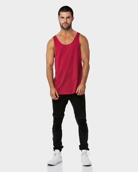 RED MENS CLOTHING ONEBYONE SINGLETS + TANKS - OBO-810-S